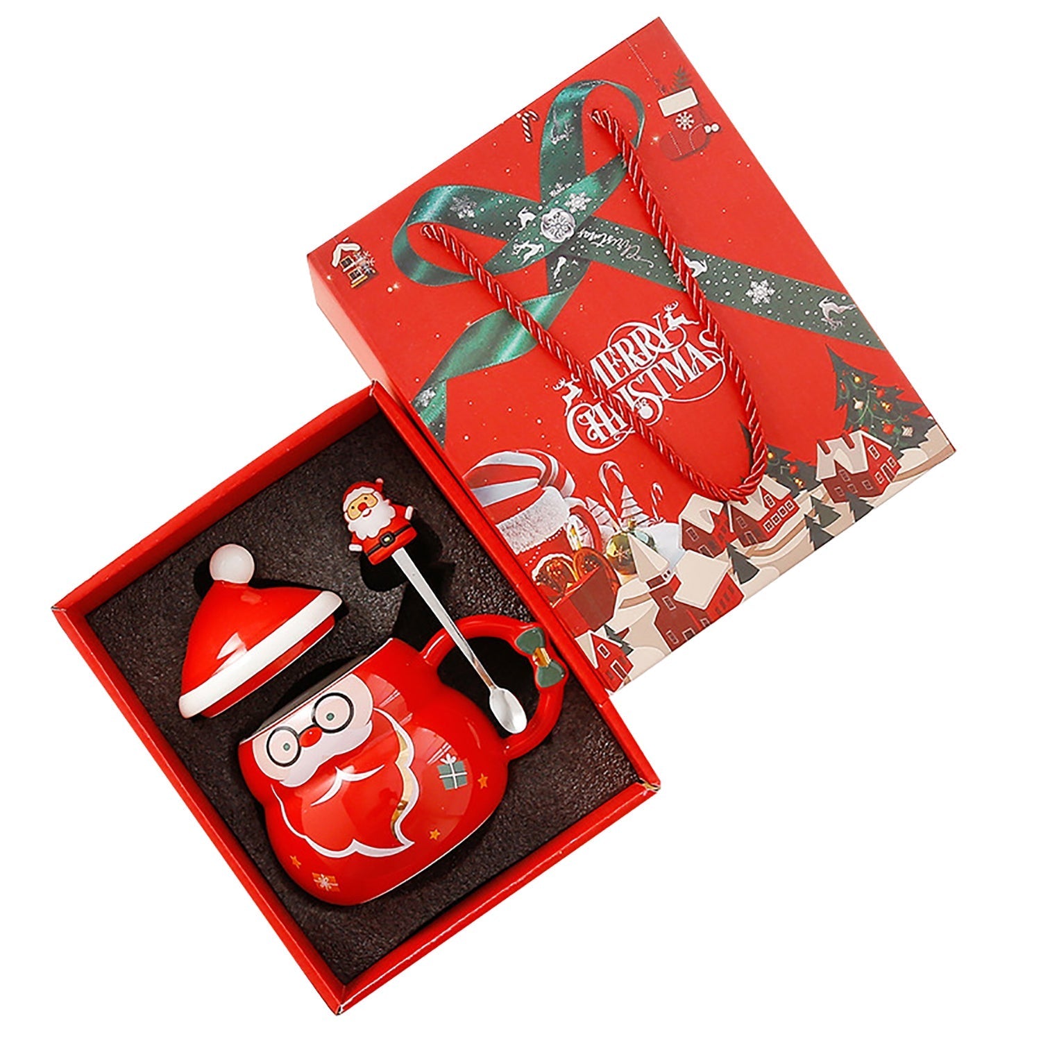 Santa Claus Christmas Mug Set