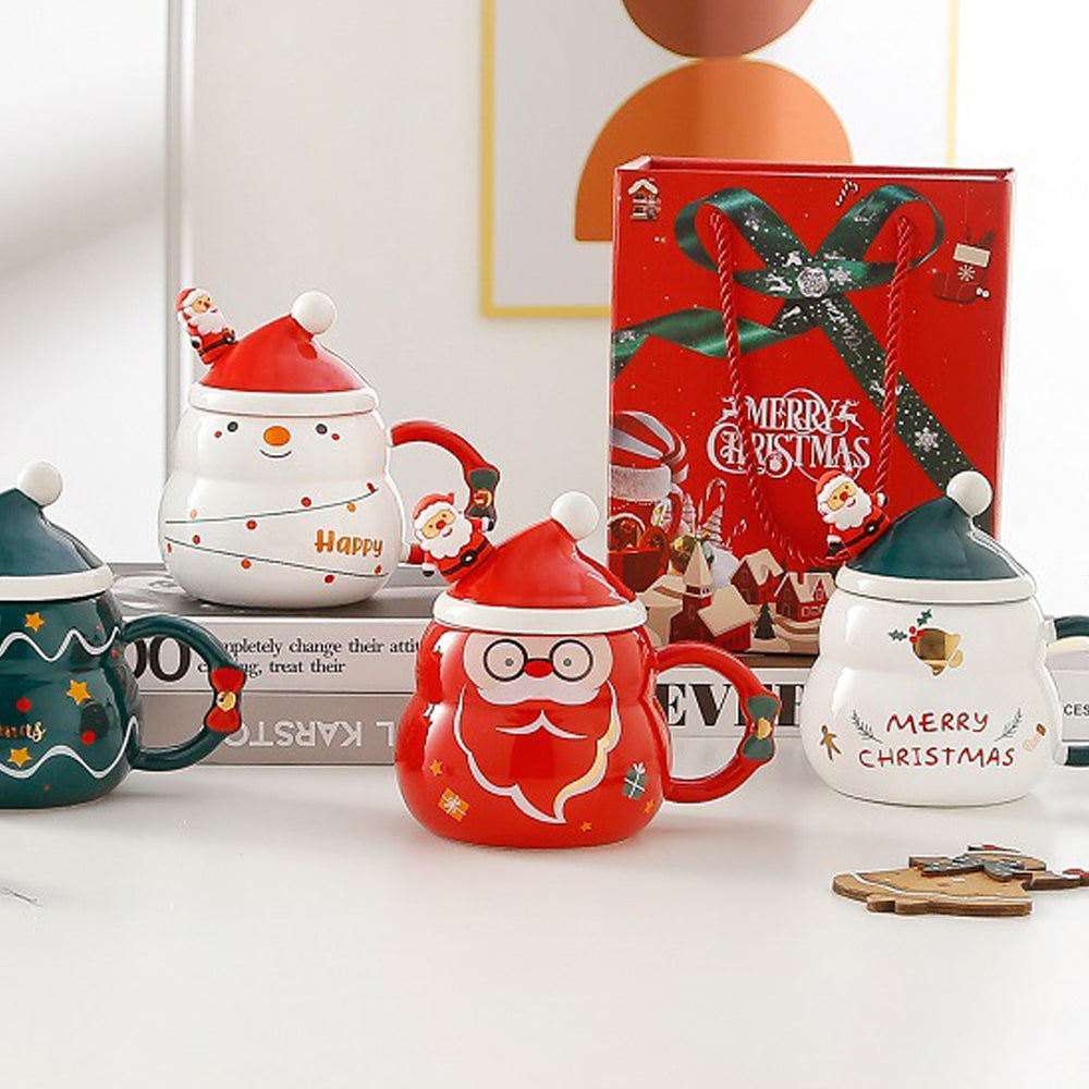 Santa Claus Christmas Mug Set