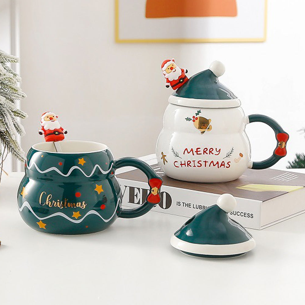 Santa Claus Christmas Mug Set
